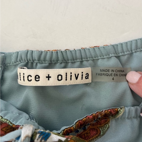 Alice + Olivia Waylon floral dress Size 4 - Picture 10 of 10